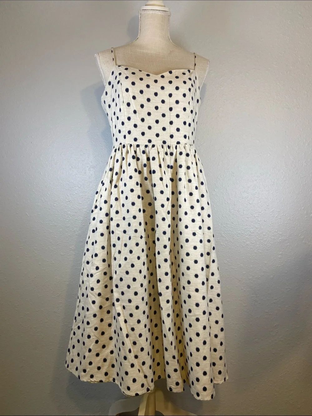Gilli Cottagecore Retro Vintage Style Sweetheart Bodice Sundress Size Medium